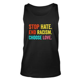 Strong Buffalo Usa Pray For Buffalo Stop Hate End Racism Choose Love Tank Top | Mazezy