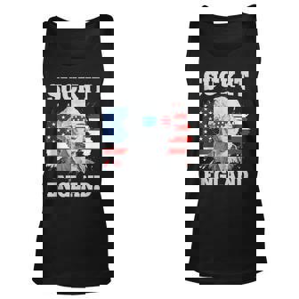 Suck It England Funny 4Th Of July George Washington 1776 Unisex Tank Top | Seseable CA