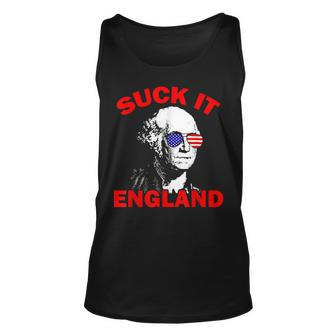 Suck It England Funny 4Th Of July Patriotic Unisex Tank Top - Seseable