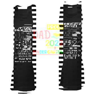 Super Proud Dad Of A Class Of 2022 Kindergarten Graduate Unisex Tank Top | Mazezy