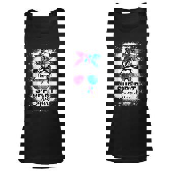 Support Squad Messy Bun Suicide Prevention Awareness  Unisex Tank Top