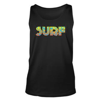 Surfing Surf Surfboard Water Sport Unisex Tank Top | Mazezy