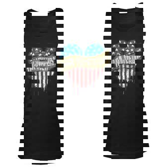 Thank You Veterans Day American Flag Heart Military Army V2 Unisex Tank Top - Thegiftio