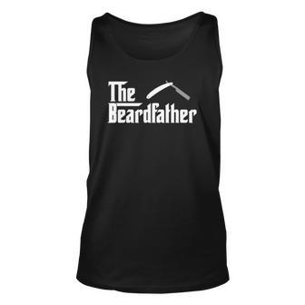 The Beard Father Funny Barber Gift Unisex Tank Top | Mazezy