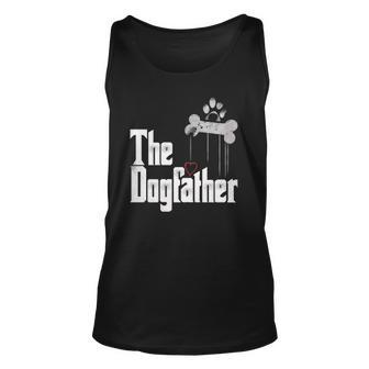 The Dogfather Dad Dog Funny Father&X27S Day Essential Unisex Tank Top | Mazezy