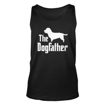 The Dogfather - Funny Dog Gift Funny Glen Of Imaal Terrier Unisex Tank Top | Mazezy CA