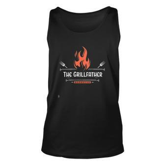The Grill Father Bbq Fathers Day Unisex Tank Top | Mazezy AU