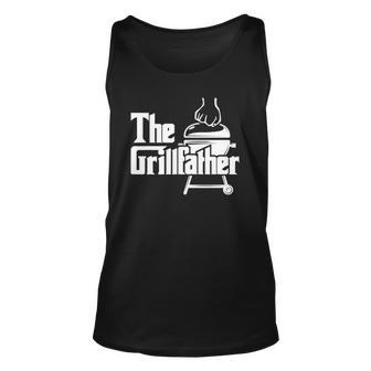 The Grillfather Pitmaster Bbq Lover Smoker Grilling Dad Unisex Tank Top | Mazezy