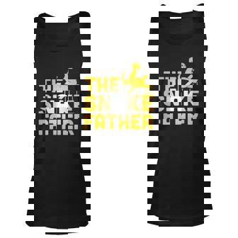 The Snake Father Funny Reptile Owner Unisex Tank Top | Mazezy
