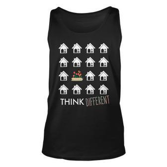 Think Different Build Gardens Not 558 Shirt Unisex Tank Top | Favorety