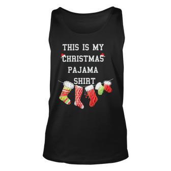 This Is My Christmas Pajama 876 Shirt Unisex Tank Top | Favorety