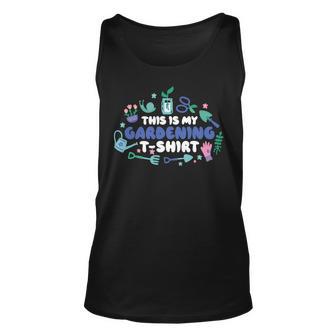 This Is My Gardening Garden Gangster 549 Shirt Unisex Tank Top | Favorety UK