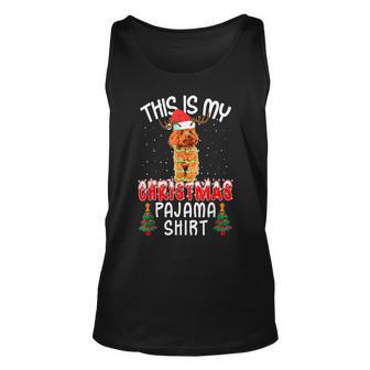 This Is My Poodle Dog Christmas Pajamas Xmas Puppy Unisex Tank Top - Thegiftio UK