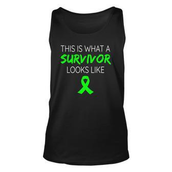 This Is What A Survivor Looks Like Lymphoma Awareness Unisex Tank Top | Mazezy