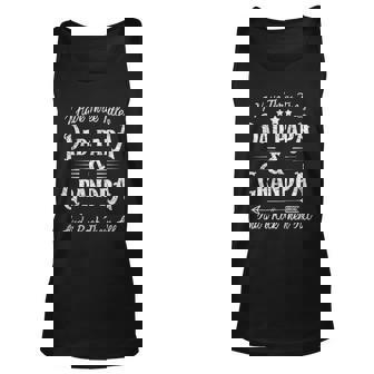 Mens I Have Three Titles Dad Papa And Grandpa Fathers Day Tank Top | Mazezy