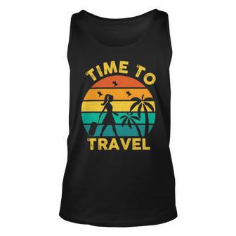 Time To Travel 807 Trending Shirt Unisex Tank Top | Favorety CA