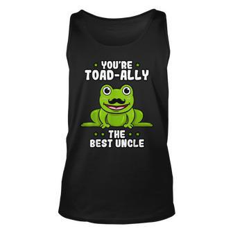Toad-Ally The Best Uncle Frog Lover Toad Unisex Tank Top - Thegiftio