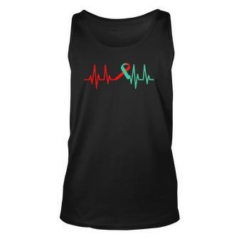 Transplant Recipient Heartbeat - Saved By An Organ Donor Unisex Tank Top | Mazezy
