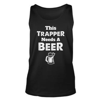Trapping Hunting Funny Hunter Hunt T -Trap Season Gift Unisex Tank Top - Seseable