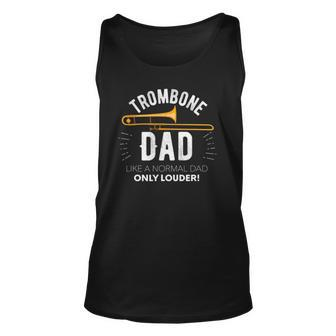 Trombone Dad But Loud Marching Band Support Fathers Day Tank Top | Mazezy