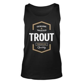 Trout Name Gift Trout Premium Quality Unisex Tank Top - Seseable