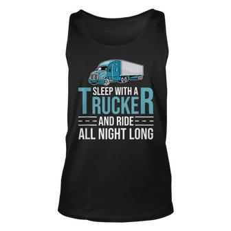 Truck Driver - Funny Big Trucking Trucker Unisex Tank Top - Seseable