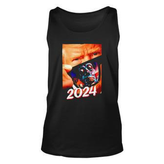 Trump 2024 They Live Donald Trump Supporter Unisex Tank Top | Mazezy
