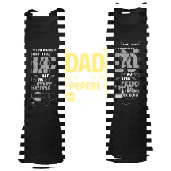 Mens I Have Two Titles Dad And Pepere Pepere Fathers Day Tank Top | Mazezy