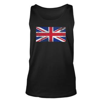 Uk United Kingdom British Flag England Uk Britain Vintage Unisex Tank Top | Mazezy