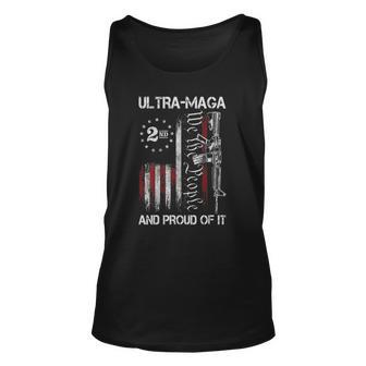 Ultra Maga And Proud Of It Anti-Biden Funny S Us Flag Unisex Tank Top | Mazezy