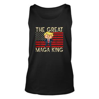 Ultra Maga Funny Great Maga King Pro Trump Unisex Tank Top | Mazezy