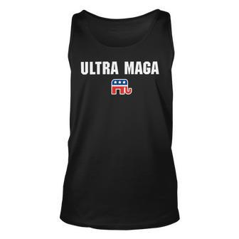Ultra Maga Republican Party Elephant Mens Womens Tee Gifts Unisex Tank Top - Monsterry