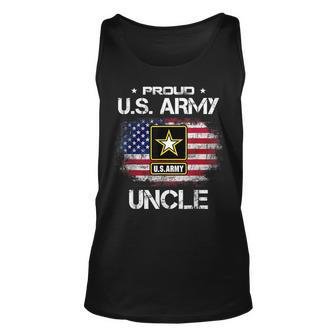 Us Army Proud Uncle - Proud Uncle Of A Us Army Fathers Day Unisex Tank Top - Thegiftio UK