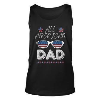 Usa 4Th Of July Great American Flag Dad Unisex Tank Top - Seseable