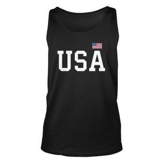 Usa Women Men Kids Patriotic American Flag 4Th Of July Unisex Tank Top | Mazezy
