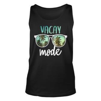 Vacay Mode Cute Vacation Summer Cruise Getaway Unisex Tank Top | Favorety