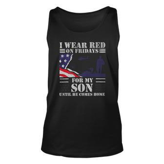 Veteran Red Fridays For Veteran Military Son Remember Everyone Deployed 98 Navy Soldier Army Military Unisex Tank Top - Monsterry AU