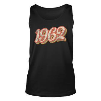 Vintage 1962 Text 59Th Birthday Retro 59 Year Old Unisex Tank Top - Seseable