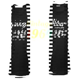 Vintage 1964 Birthday V2 Unisex Tank Top - Seseable