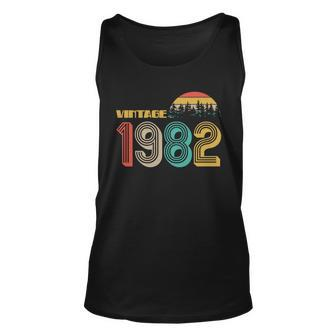 Vintage 1982 Sun Wilderness 40Th Birthday V2 Unisex Tank Top - Monsterry AU