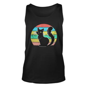 Vintage Black Cat Lover 307 Shirt Unisex Tank Top | Favorety