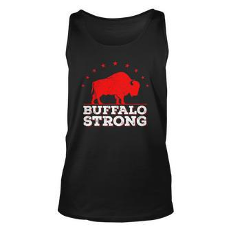 Vintage Pray For Buffalo - Buffalo Strong Unisex Tank Top | Mazezy