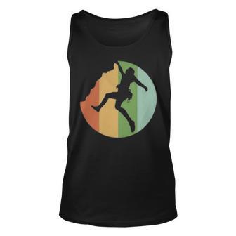 Vintage Retro Rock Climber 177 Shirt Unisex Tank Top | Favorety AU