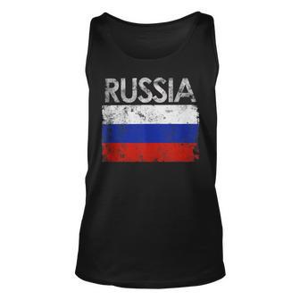 Vintage Russia Russian Flag Pride 500 Trending Shirt Unisex Tank Top | Favorety UK