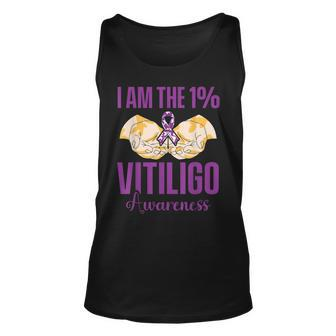 Vitiligo Awareness One Vitiligo Awareness Unisex Tank Top - Seseable