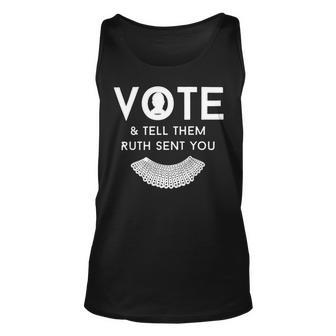 Vote And Tell Them Ruth Sent You 31 Shirt Unisex Tank Top | Favorety DE