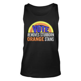 Vote Removes Stubborn Orange Stains 904 Shirt Unisex Tank Top | Favorety UK