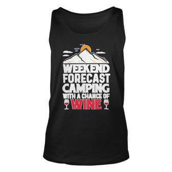 Weekend Forcast Camping Retro Vintage 27 Shirt Unisex Tank Top | Favorety AU