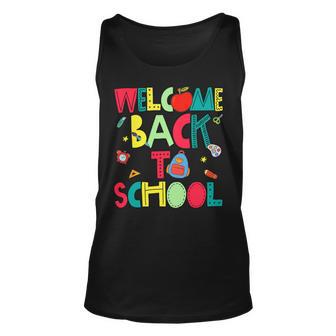 Welcome Back To School Happy First Day 488 Shirt Unisex Tank Top | Favorety AU