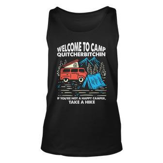 Welcome To Camp Quitcherbitchin Funny 7 Shirt Unisex Tank Top | Favorety AU